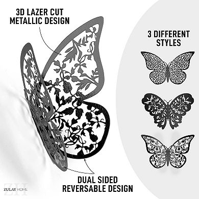 Zulay Kitchen 3d Butterfly Wall Decor 48pcs