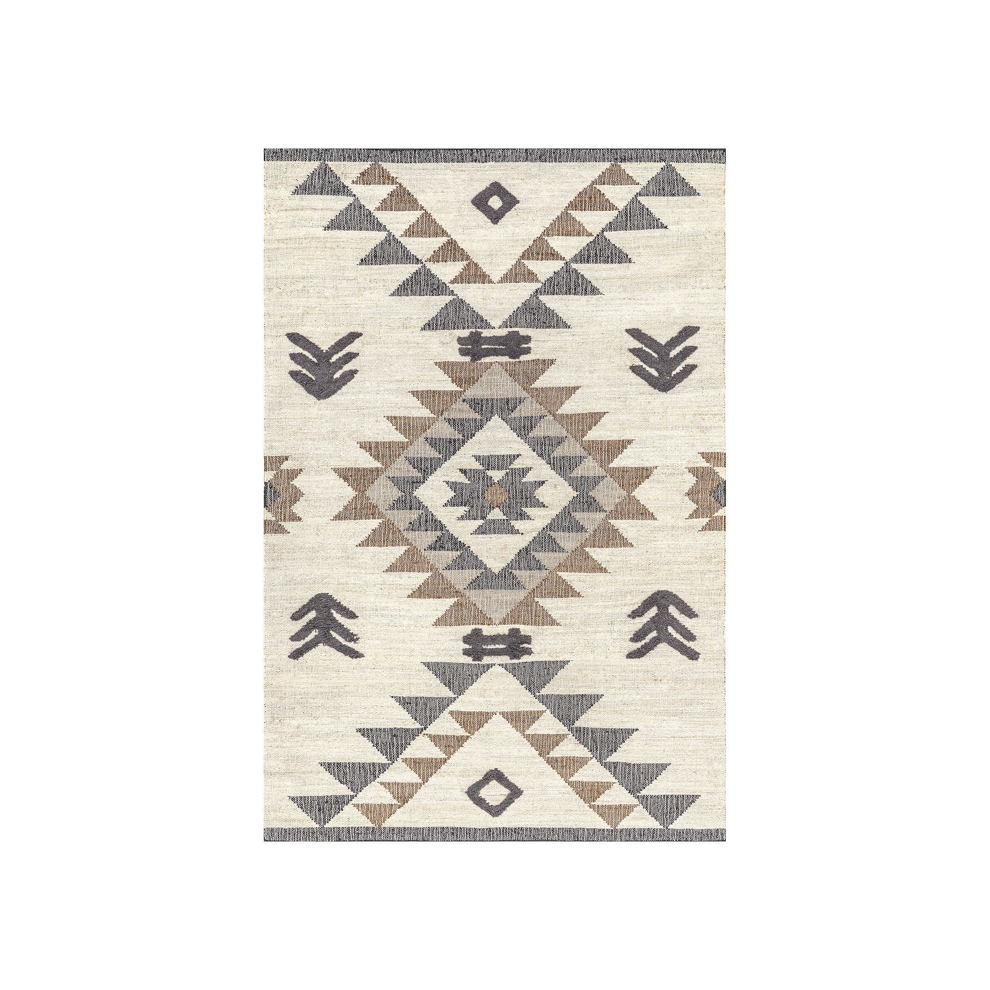 nuLOOM Rosanna Southwestern Symbols Jute Area Rug, Natural