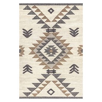 nuLOOM Rosanna Southwestern Symbols Jute Area Rug