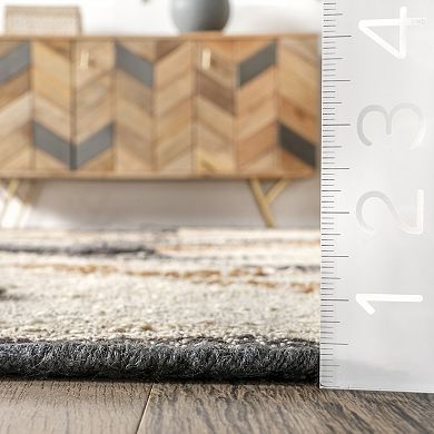 nuLOOM Rosanna Southwestern Symbols Jute Area Rug
