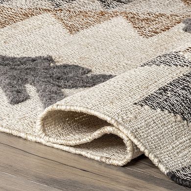 nuLOOM Rosanna Southwestern Symbols Jute Area Rug