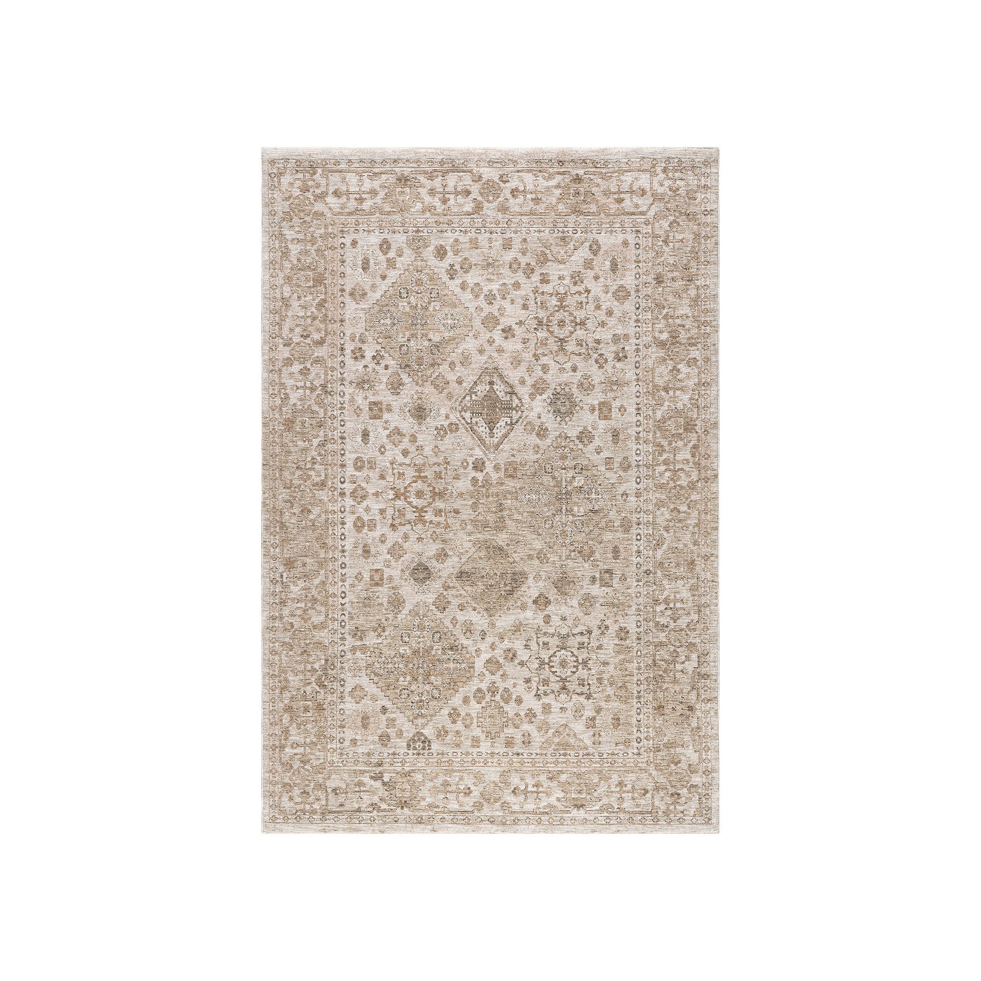 nuLOOM Klyah Medallion Fringe Area Rug, Brown