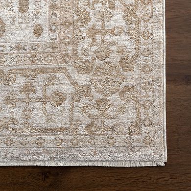 nuLOOM Klyah Medallion Fringe Area Rug
