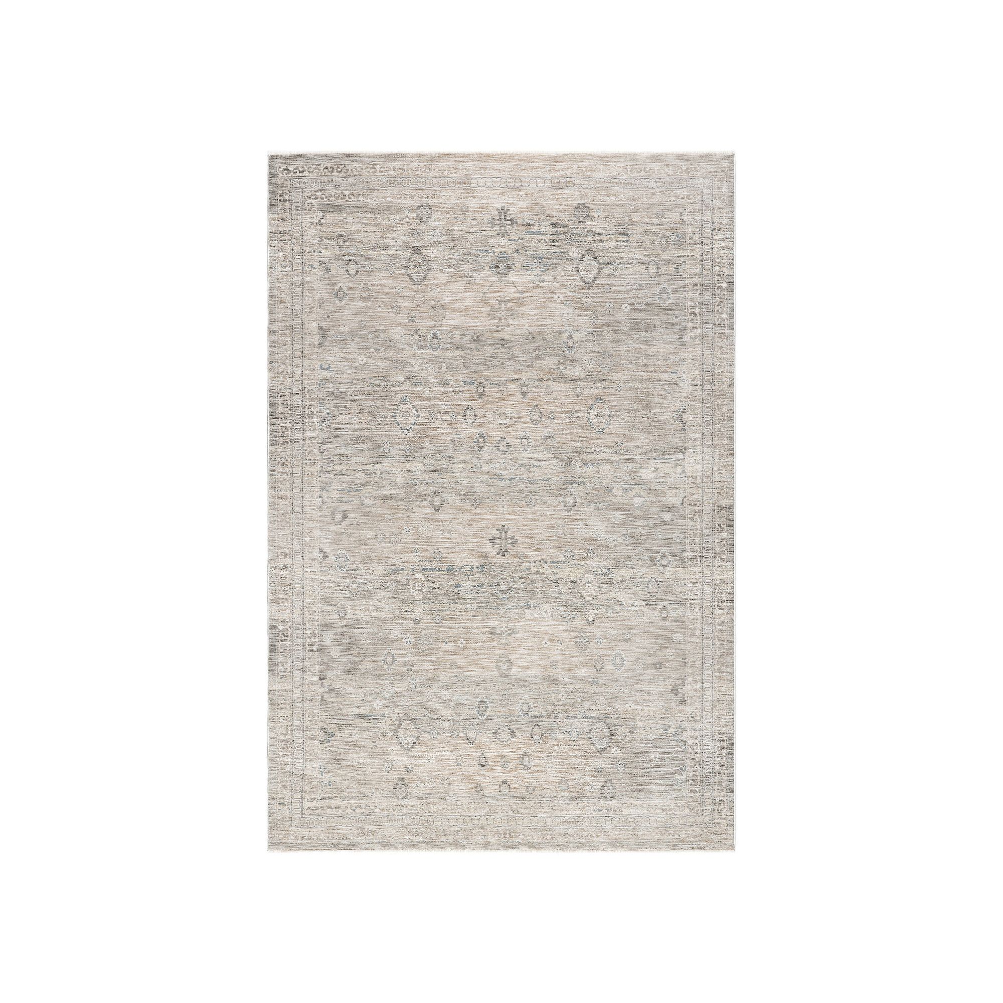 nuLOOM Ginebra Medallion Fringe Area Rug, Beige