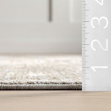 nuLOOM Griselda Medallion Fringe Area Rug