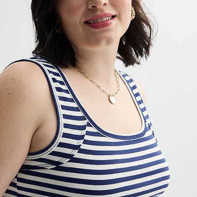 Juniors' Plus Size SO® Seamed Rib Tank Top