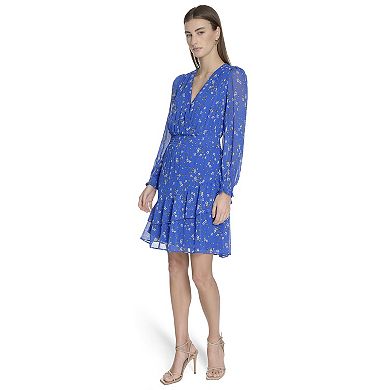 Women's Harper Rose Long Sleeve Smocked Waist Mini Dress