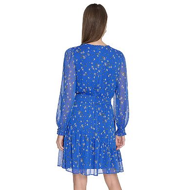 Women's Harper Rose Long Sleeve Smocked Waist Mini Dress