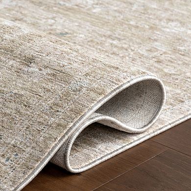 nuLOOM Gwynne Medallion Fringe Area Rug