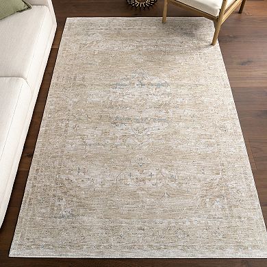 nuLOOM Gwynne Medallion Fringe Area Rug