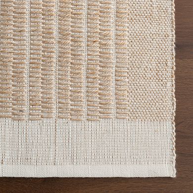 nuLOOM Erina Striped Indoor / Outdoor Area Rug