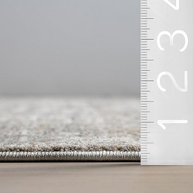 nuLOOM Kiva Medallion Fringe Area Rug