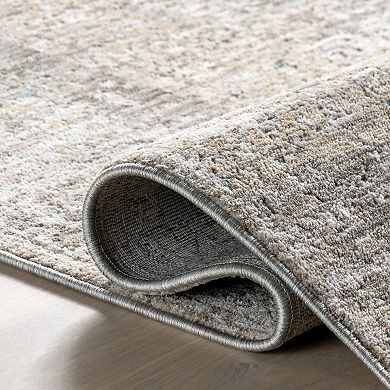 nuLOOM Kiva Medallion Fringe Area Rug