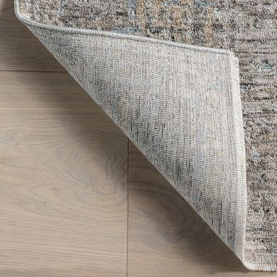 nuLOOM Kiva Medallion Fringe Area Rug