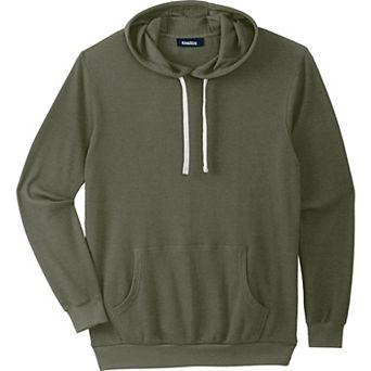 KingSize Men's Big & Tall Waffle-Knit Thermal Hoodie