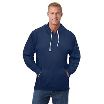 KingSize Men's Big & Tall Waffle-Knit Thermal Hoodie