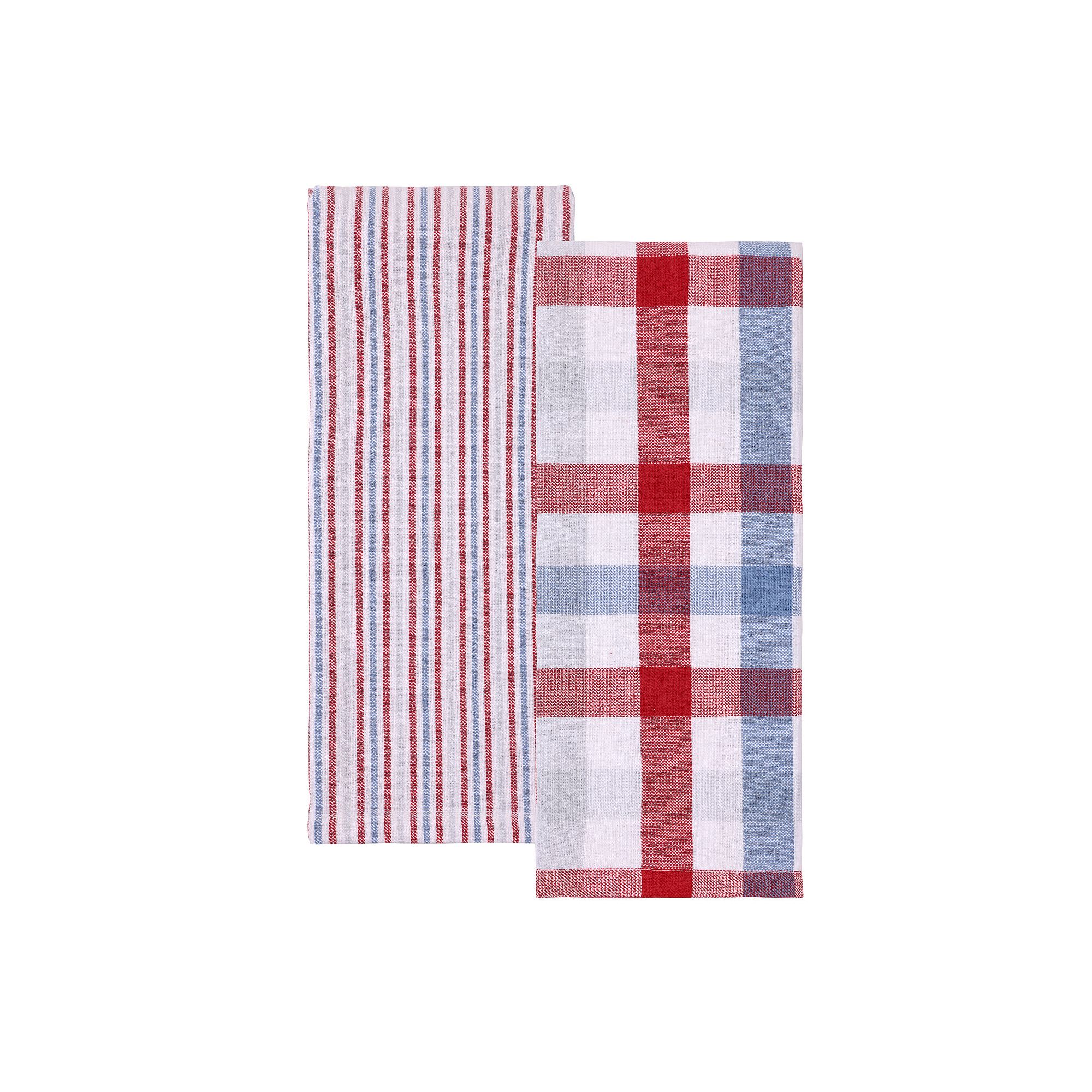 Celebrate Together™ Americana Gingham Kitchen Towels 2-Pack, Red White Bl