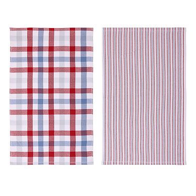 Celebrate Together Americana Gingham Kitchen Towels 2-Pack