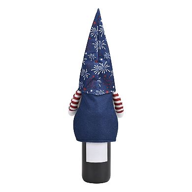 Celebrate Together Americana Gnome Wine Cover