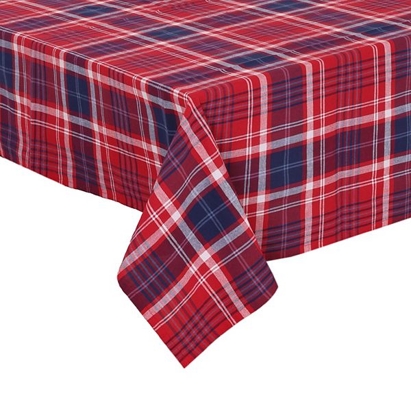 Celebrate Together™ Americana Yarn Dye Tablecloth - Scarlet Sage (70" ROUND)
