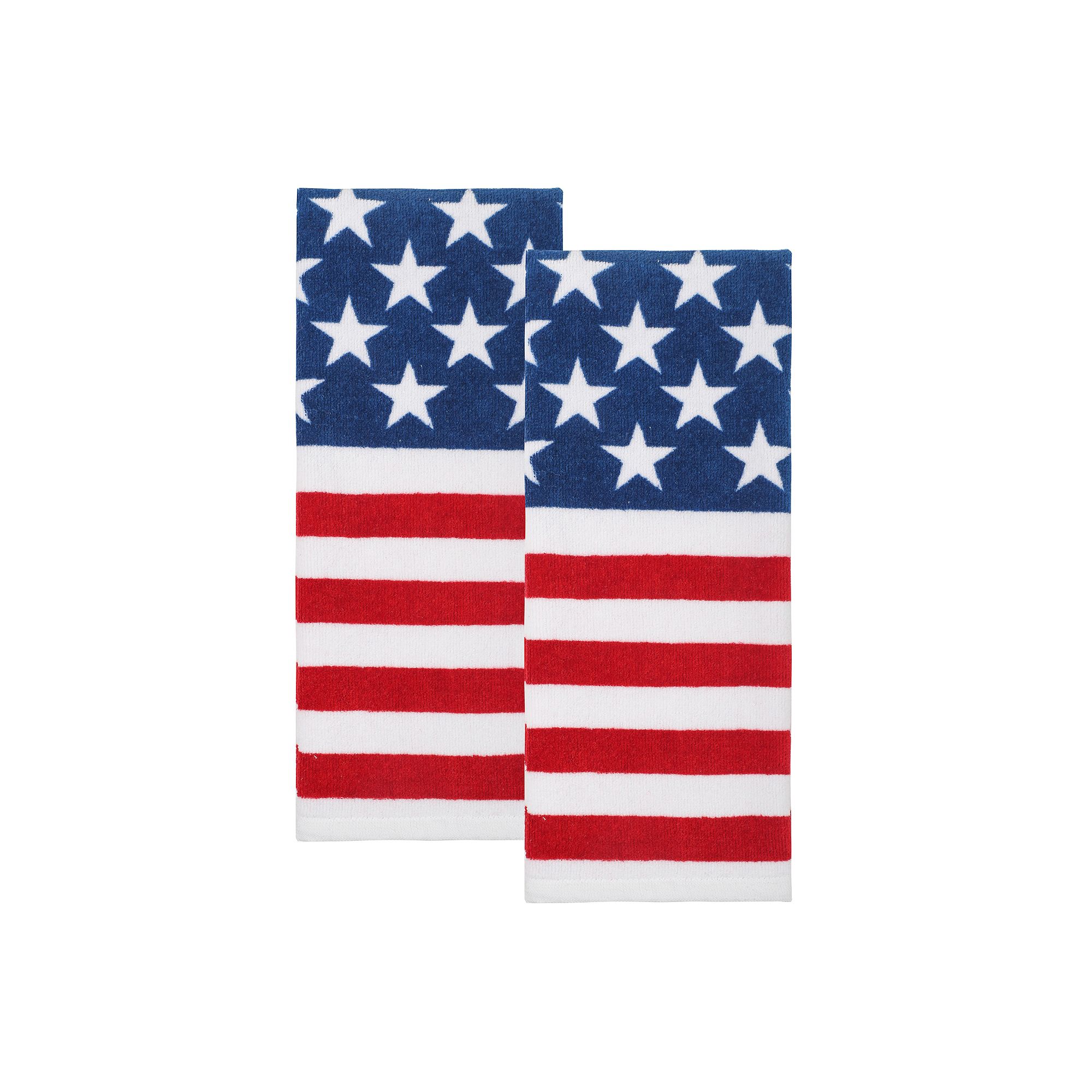 Celebrate Together™ Americana Flag Terry Kitchen Towels 2-Pack, Red White