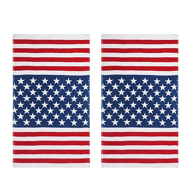 Celebrate Together Americana Flag Terry Kitchen Towels 2-Pack