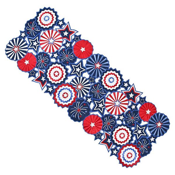 Celebrate Together™ Americana Fireworks Cutout Runner - Blue