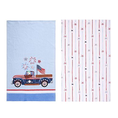 Celebrate Together Americana Truck Kitchen Towels 2-Pack