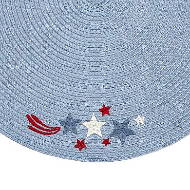 Celebrate Together Americana Stars Embroidered Placemat