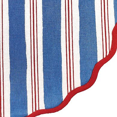 Celebrate Together Americana Scalloped Edge Round Placemat