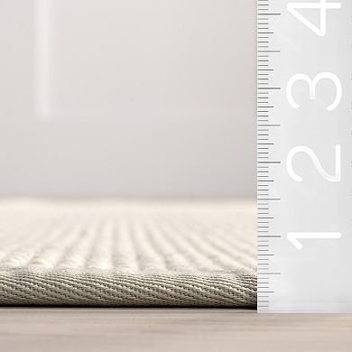 nuLOOM Monica Geometric Wool Area Rug
