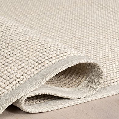 nuLOOM Monica Geometric Wool Area Rug