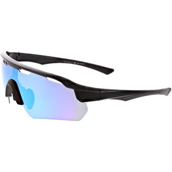 Men's Tek Gear® 70mm Polarized Semi-Rim Sport Shield Sunglasses