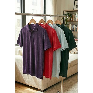 KingSize Men's Big & Tall Shrink-Less Classic Cotton Polo Shirt
