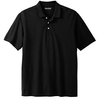 KingSize Men's Big & Tall Shrink-Less Classic Cotton Polo Shirt