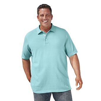 KingSize Men's Big & Tall Shrink-Less Classic Cotton Polo Shirt