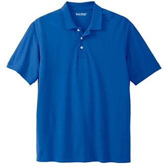 KingSize Men's Big & Tall Shrink-Less Classic Cotton Polo Shirt