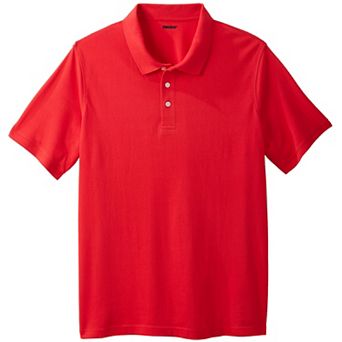 KingSize Men's Big & Tall Shrink-Less Classic Cotton Polo Shirt