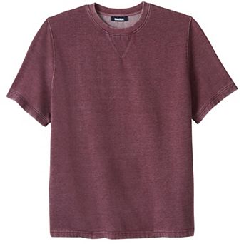 KingSize Men's Big & Tall Short-Sleeve Fleece Sweatshirt