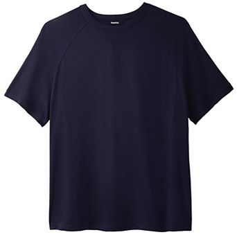 KingSize Men's Big & Tall Short-Sleeve Fleece Sweatshirt