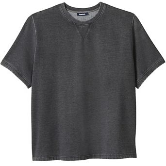 KingSize Men's Big & Tall Short-Sleeve Fleece Sweatshirt