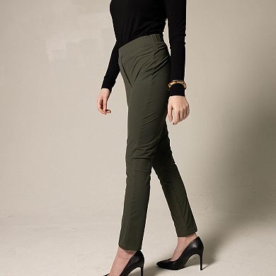Olive Skinny Pants Women's Trousers