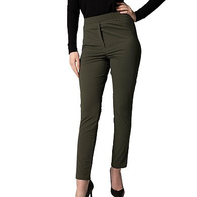 Olive Skinny Pants Women's Trousers