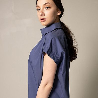 Women's Gather Collar Shirt