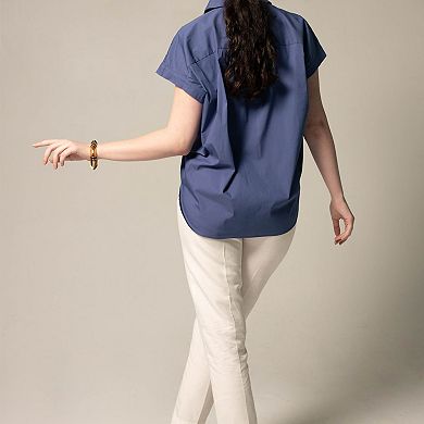 Women's Gather Collar Shirt