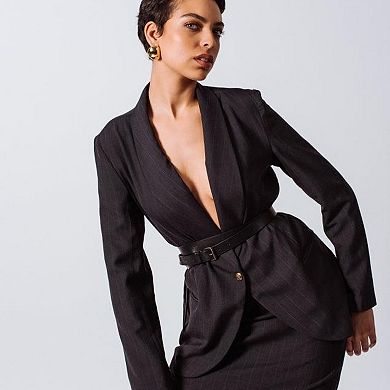 Wool Pencil Skirt