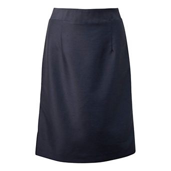 Luxe Straight Mini Skirts In Black