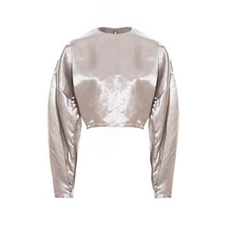 Sophie Beige Crop Top