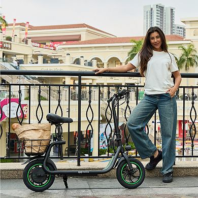 Gopowerbike GoFlow Electric Scooter with Seat