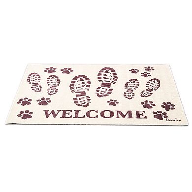 Doortex Welcome Boots & Paws Print Doormat